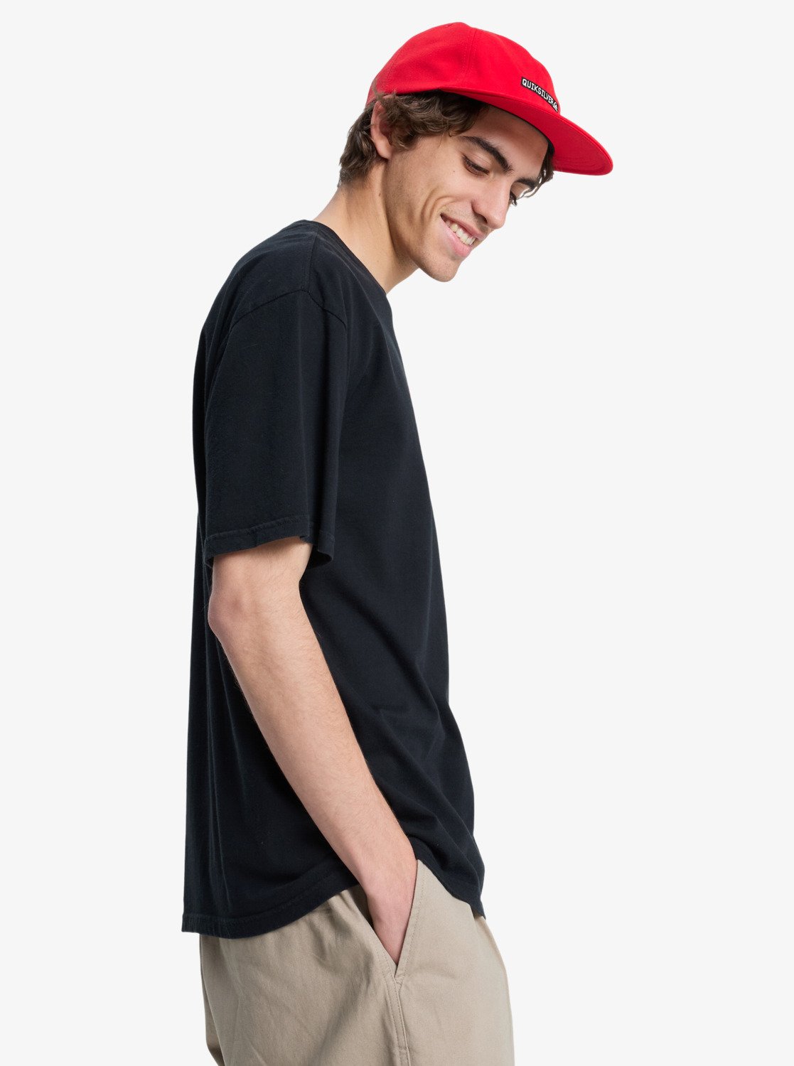 Structured Flower - Men's Black Short Sleeve T-Shirt | Quiksilver