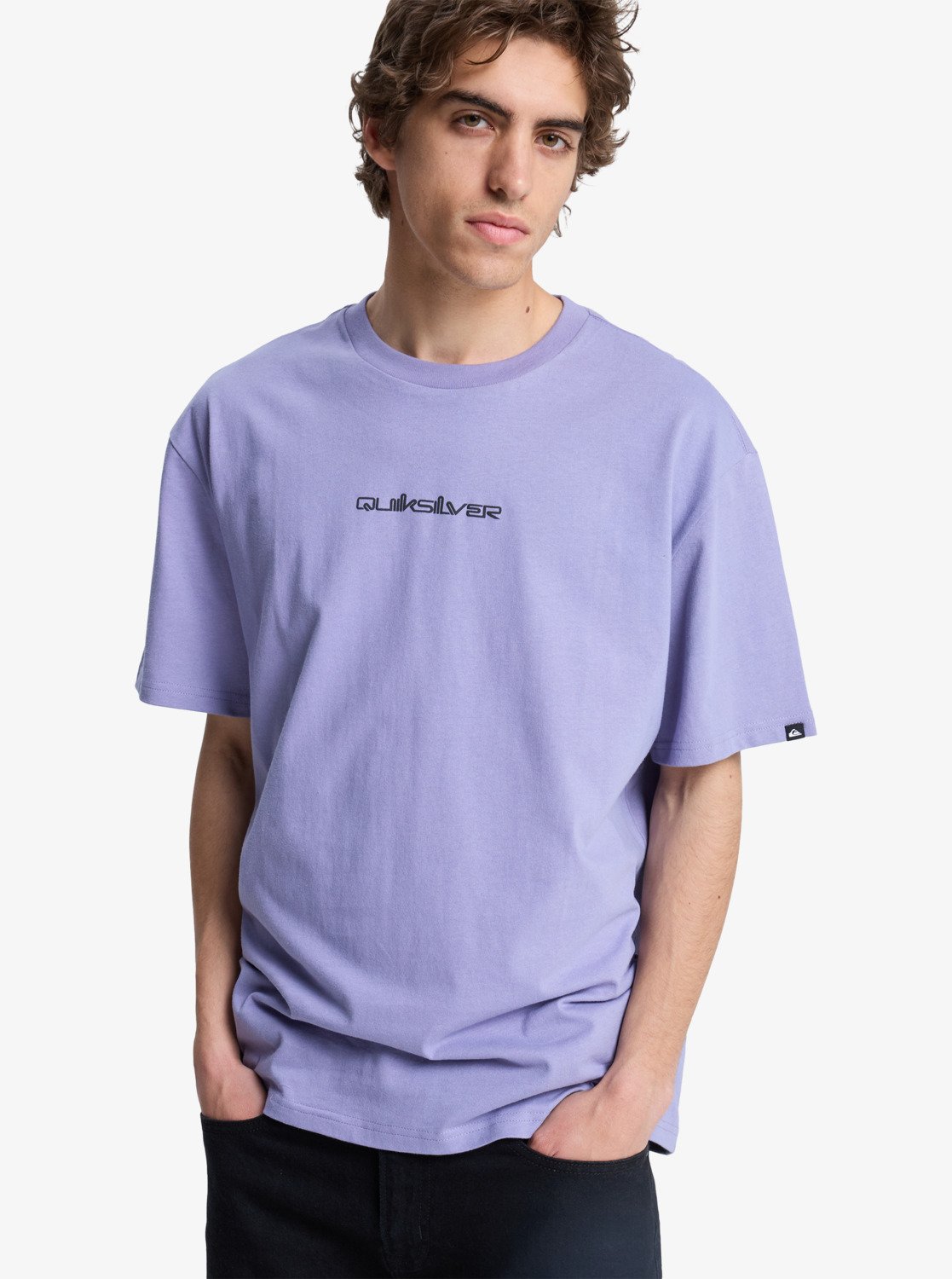 Fractured Wave - Men's Purple Short Sleeve T-Shirt | Quiksilver