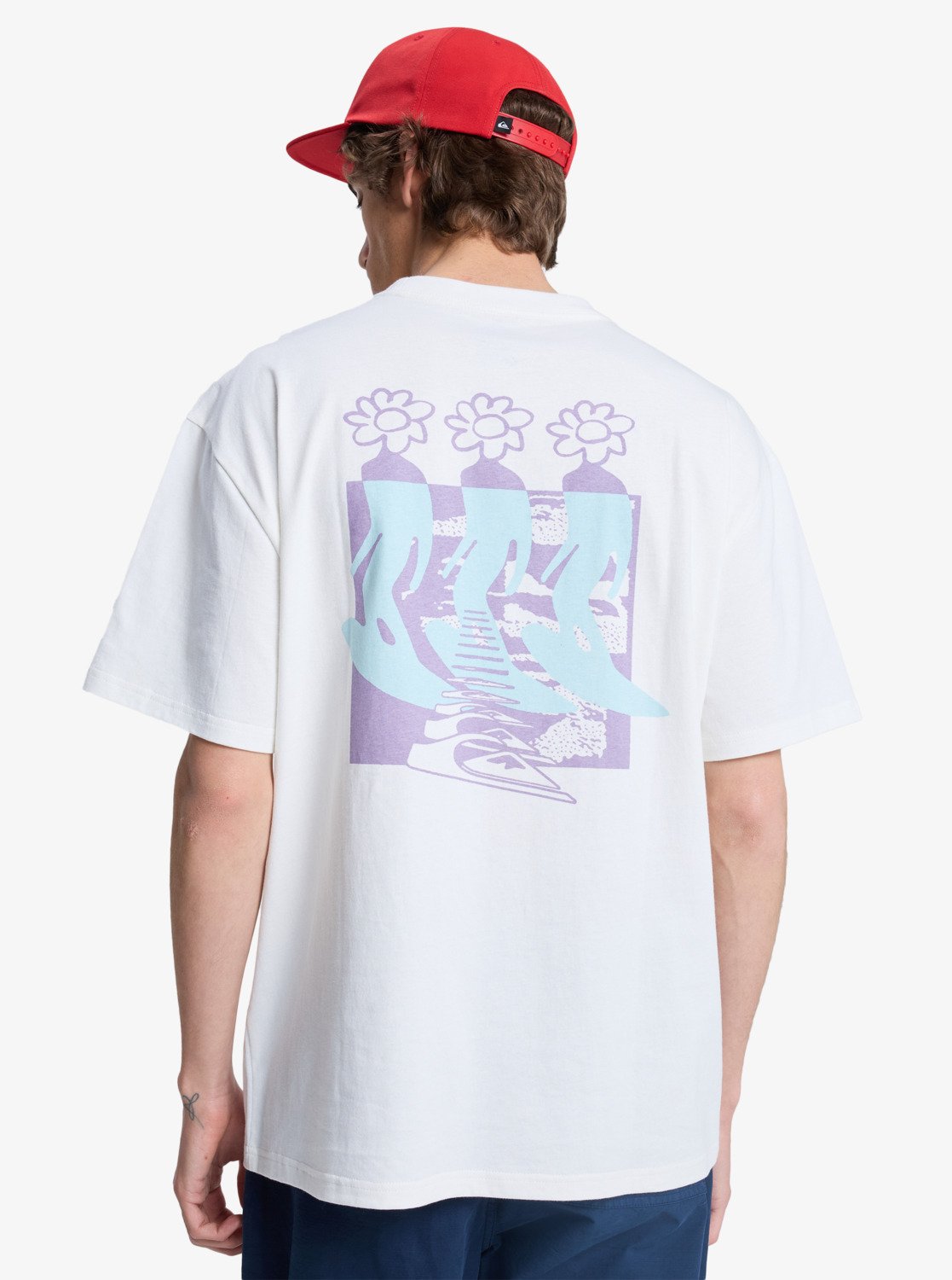 Flowers Surfing - Men's White Short Sleeve T-Shirt | Quiksilver