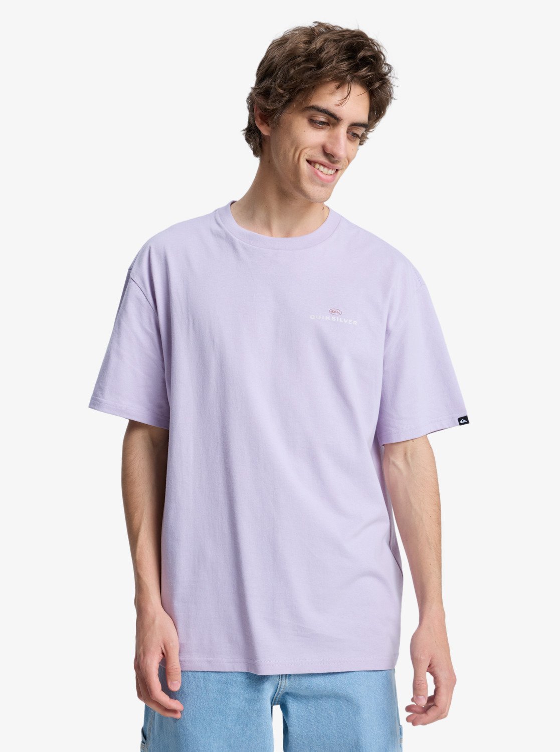 Upside Down - Men's Purple Short Sleeve T-Shirt | Quiksilver