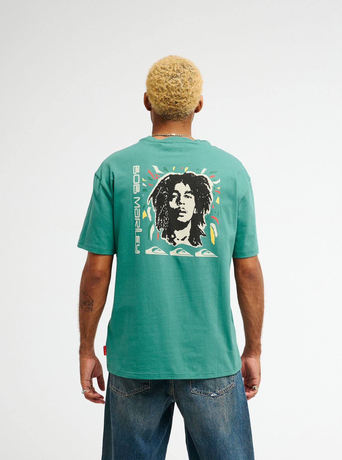 Bob Marley Warhead - Men's Green Short Sleeve T-Shirt | Quiksilver