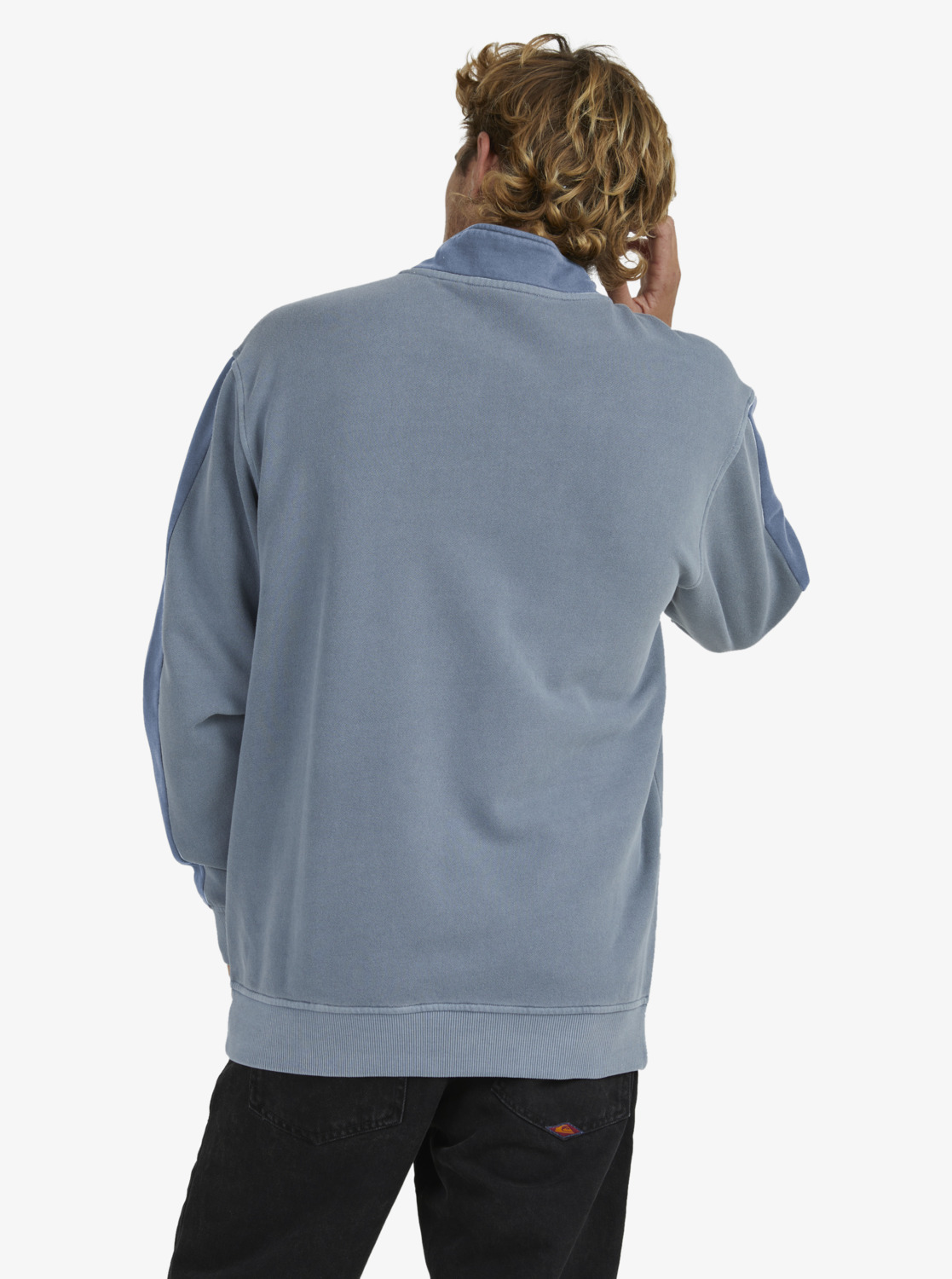 Vacancy - Half Zip Fleece for Men - Men's Blue Half Zip Fleece