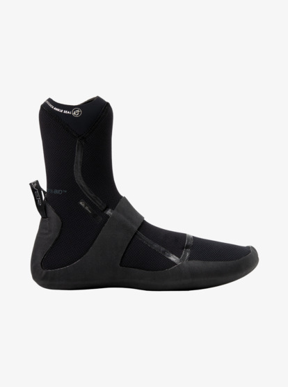 quiksilver, Marathon Sessions 5mm - Neoprene Round Toe Booties for Men, BLACK (blk) Marathon Sessions 5mm - Neoprene Round Toe Booties for Men  25AW193506