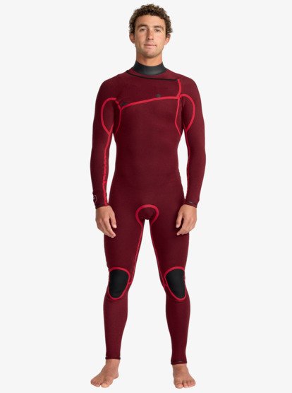 quiksilver, Highline 3/2 - Chest-Zip-Neoprenanzug für Männer, BLACK (blk) Highline 3/2 - Chest Zip Wetsuit for Men  25AW213500