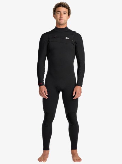 quiksilver, Highline 4/3 - Chest-Zip-Neoprenanzug für Männer, BLACK (blk) Highline 4/3 - Chest Zip Wetsuit for Men  25AW213501