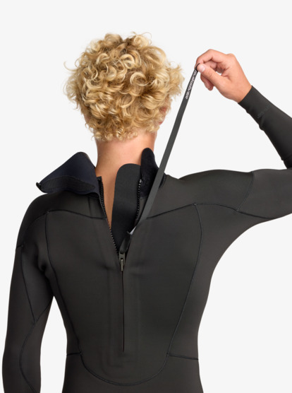 quiksilver, Prologue+ 4/3mm - Back-Zip-Neoprenanzug für Männer, BLACK (blk) Prologue+ 4/3mm  - Back Zip Wetsuit for Men  25AW213516