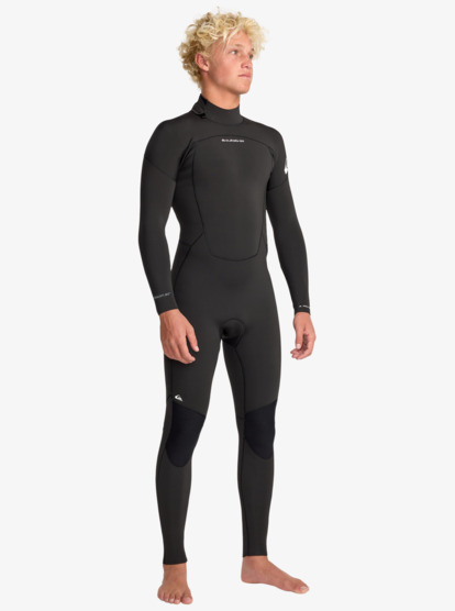 quiksilver, Prologue+ 4/3mm - Back-Zip-Neoprenanzug für Männer, BLACK (blk) Prologue+ 4/3mm  - Back Zip Wetsuit for Men  25AW213516