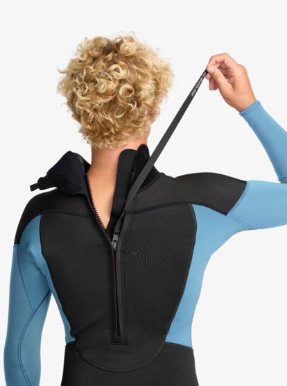 quiksilver, Prologue+ 4/3mm  - Back Zip Wetsuit for Men, CLOUD BLUE (clb) Prologue+ 4/3mm  - Back Zip Wetsuit for Men  25AW213516