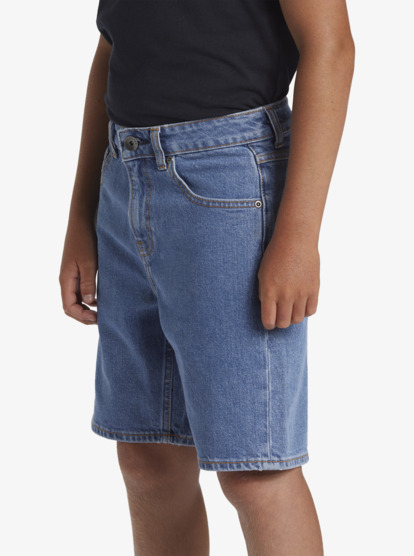 Saturn - Baggy Denim Shorts for Boys 8-16  AQBDS03000