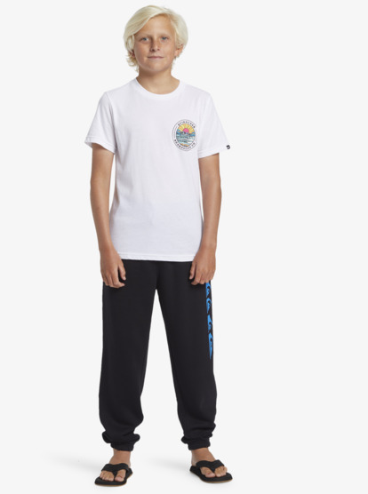 Graphic   - Elastic Waist Sweatpants for Boys  AQBFB03014