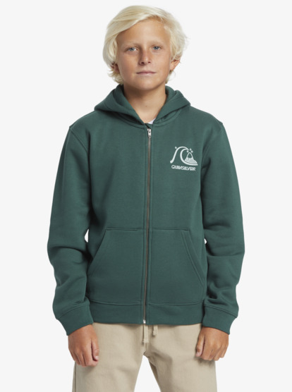 Graphic - Zip-up hooded sweatshirt for boys 8-16yrs  AQBFT03109