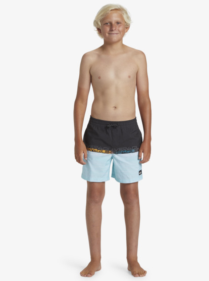 Everyday Wordblock - Swim Shorts for Boys 8-16  AQBJV03051