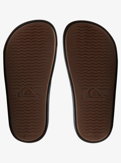 quiksilver, Rivi - Slider Sandals for Boys, BLACK 2 (kvj2) Rivi - Slider Sandals for Boys  AQBL100595