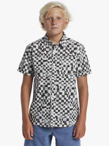 Saturn Distort - Short Sleeve Shirt for Boys 8-16  AQBWT03080