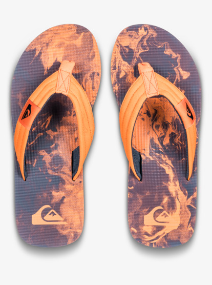 quiksilver, Molokai Layback - Sandals for Men, INDIA INK THERMOSTAMP (ksh4) Molokai Layback - Sandals for Men  AQYL101339