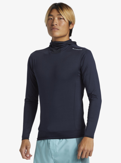 Highline - Long Sleeve UPF 50 Hooded Surf T-Shirt for Men  AQYWR03145