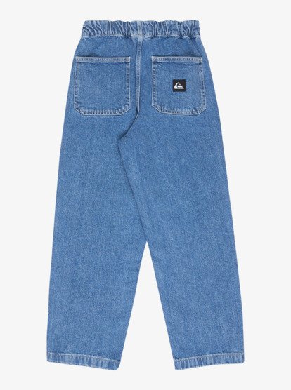 quiksilver, The Foam Denim - Stretch Trousers for Boys 8-16, 2001 STONE WASH (bsp0) The Foam Denim - Stretch Trousers for Boys 8-16  EQBDP03186