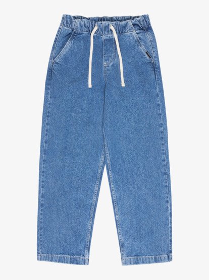 quiksilver, The Foam Denim - Stretch Trousers for Boys 8-16, 2001 STONE WASH (bsp0) The Foam Denim - Stretch Trousers for Boys 8-16  EQBDP03186