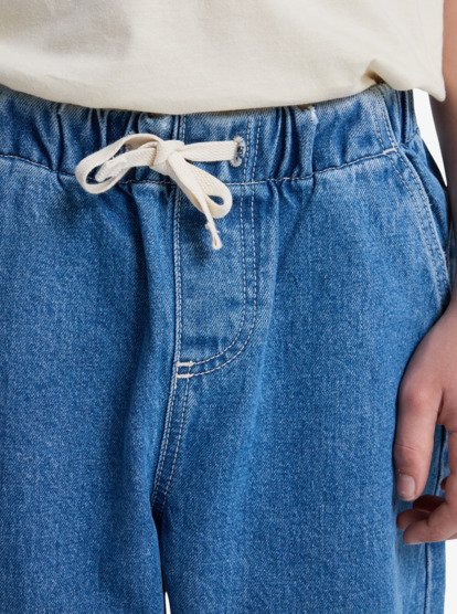quiksilver, The Foam Denim - Stretch Trousers for Boys 8-16, 2001 STONE WASH (bsp0) The Foam Denim - Stretch Trousers for Boys 8-16  EQBDP03186