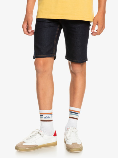 Modern Flave Rinse - Denim Shorts for Boys 8-16  EQBDS03063