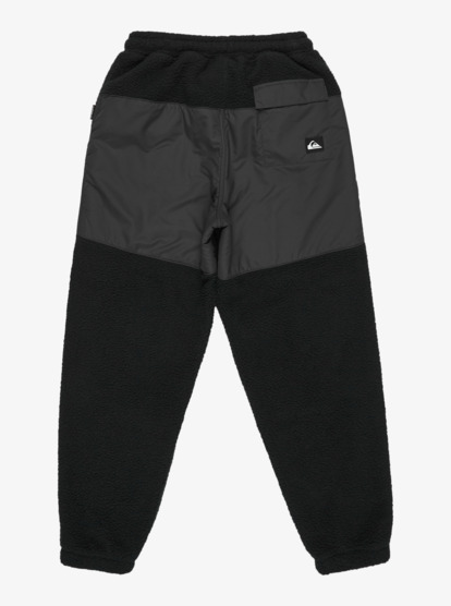 quiksilver, Back To S School Pt - Polar Fleece Joggers for Boys 8-16, BLACK (kvj0) Back To S School Pt - Polar Fleece Joggers for Boys 8-16  EQBFB03181