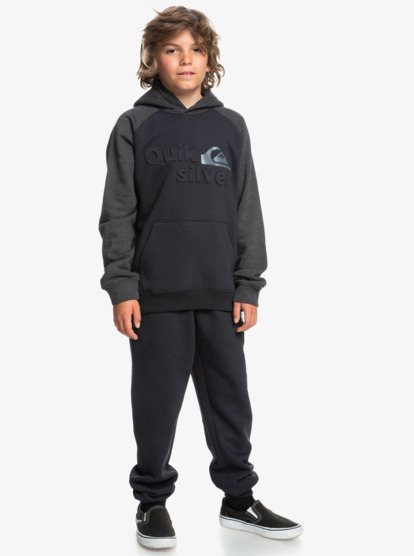 Age Of Blue Emboss - Hooded sweatshirt for boys 8-16yrs  EQBFT03887