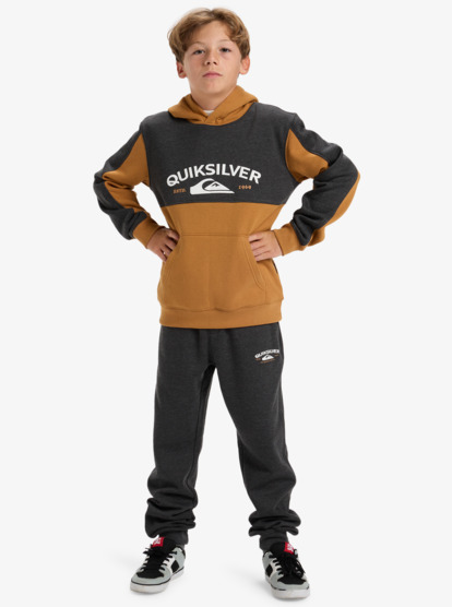 quiksilver, Knowledge AreaYouth - Hoodie voor Jongens 8-16, ALMOND (cmd0) Knowledge AreaYouth - Hoodie for Boys 8-16  EQBFT03948