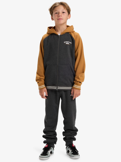 quiksilver, Knowledge Area - Zip-Hoodie für Jungen 8-16, ALMOND (cmd0) Knowledge Area - Full Zip Hoodie for Boys 8-16  EQBFT03949