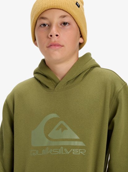 quiksilver, Comp Logo - Hoodie for Boys 8-16, LODEN GREEN (gng0) Comp Logo - Hoodie for Boys 8-16  EQBFT03950