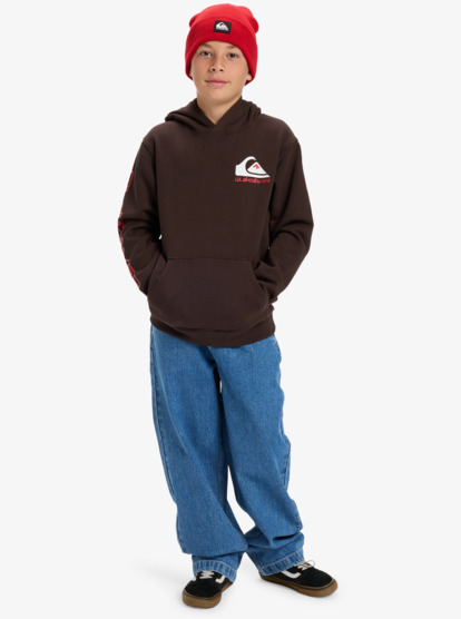 quiksilver, Omni Logo - Hoodie for Boys 8-16, CHOCOLATE BROWN (csd0) Omni Logo - Hoodie for Boys 8-16  EQBFT03951
