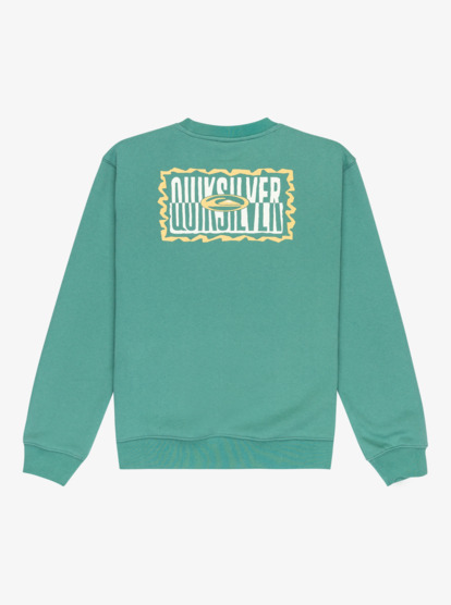 quiksilver, Graphic - Crewneck Fleece for Boys 8-16, DEEP SEA (gmw0) Graphic - Crewneck Fleece for Boys 8-16  EQBFT03956