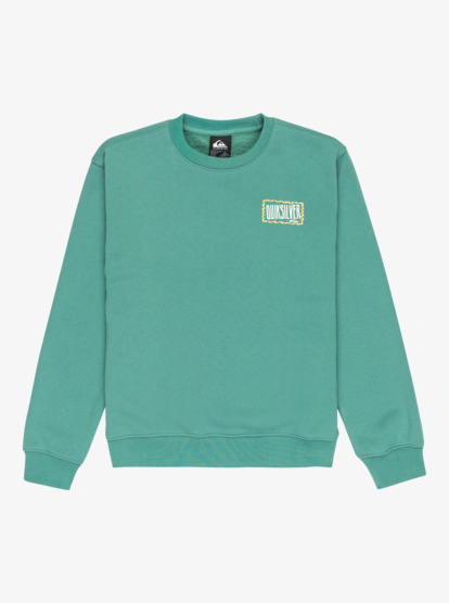 quiksilver, Graphic - Crewneck Fleece for Boys 8-16, DEEP SEA (gmw0) Graphic - Crewneck Fleece for Boys 8-16  EQBFT03956
