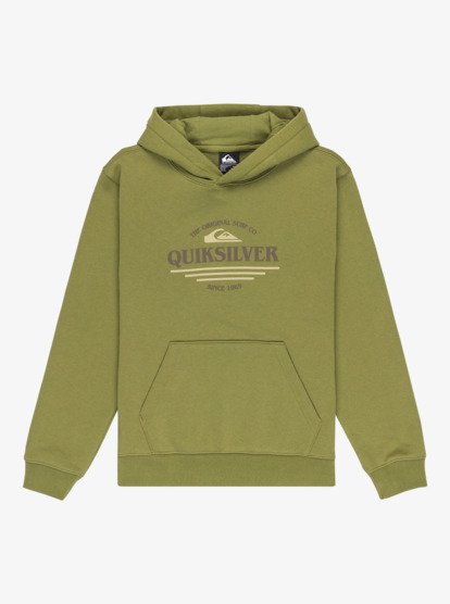 quiksilver, Graphic - Hoodie for Boys 8-16, LODEN GREEN (gng0) Graphic - Hoodie for Boys 8-16  EQBFT03957