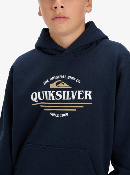 quiksilver, Graphic - Hoodie for Boys 8-16, DARK NAVY (ktp0) Graphic - Hoodie for Boys 8-16  EQBFT03957