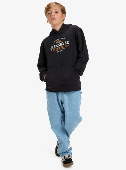 quiksilver, Graphic - Hoodie for Boys 8-16, BLACK (kvj0) Graphic - Hoodie for Boys 8-16  EQBFT03957