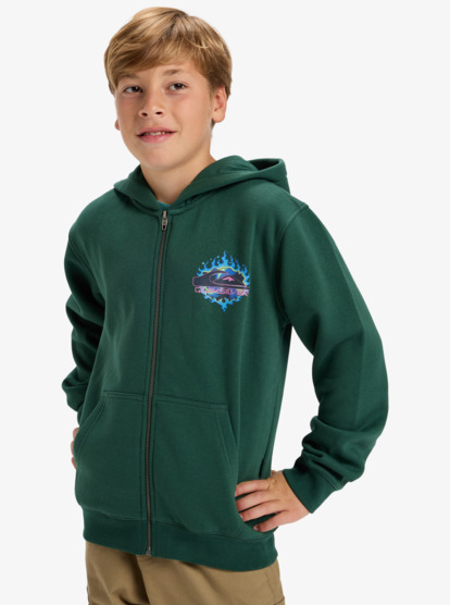 Graphic Zip - Full Zip Hoodie for Boys 8-16  EQBFT03958