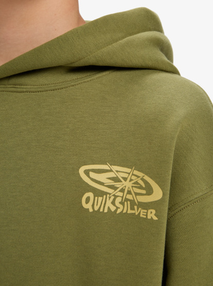 quiksilver, Salt Water GraphicYouth - Kapuzenpulli für Jungen 8-16, LODEN GREEN (gng0) Salt Water GraphicYouth - Hoodie for Boys 8-16  EQBFT03961
