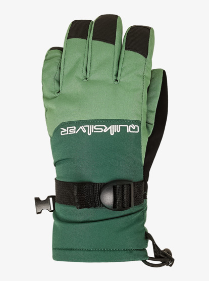 quiksilver, Mission - Technical Snow Gloves for Boys, TREKKING GREEN (tkr) Mission - Technical Snow Gloves for Boys  EQBHN03039