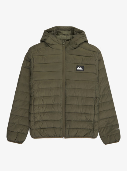 quiksilver, Scaly - Veste isolante à capuche pour Garçon 8-16 ans, GRAPE LEAF (cre0) Scaly - Hooded Insulator Jacket for Boys 8-16  EQBJK03340