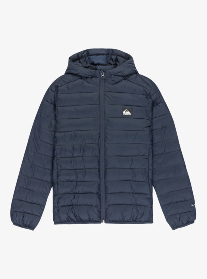 quiksilver, Scaly - Veste isolante à capuche pour Garçon 8-16 ans, DARK NAVY (ktp0) Scaly - Hooded Insulator Jacket for Boys 8-16  EQBJK03340