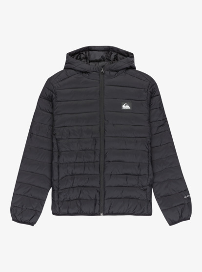quiksilver, Scaly - Veste isolante à capuche pour Garçon 8-16 ans, BLACK (kvj0) Scaly - Hooded Insulator Jacket for Boys 8-16  EQBJK03340