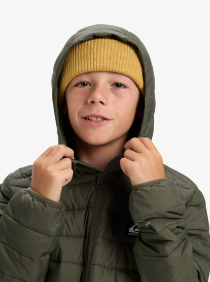 quiksilver, Scaly - Veste isolante à capuche pour Garçon 8-16 ans, GRAPE LEAF (cre0) Scaly - Hooded Insulator Jacket for Boys 8-16  EQBJK03340