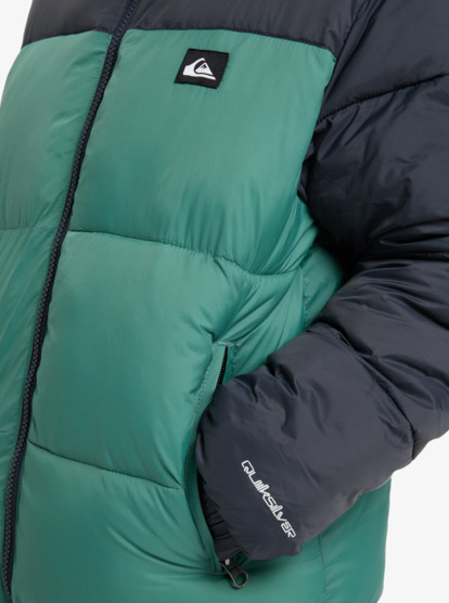 quiksilver, Cold Days - Hooded Puffer Jacket for Boys 8-16, INDIA INK (ksh0) Cold Days - Hooded Puffer Jacket for Boys 8-16  EQBJK03343