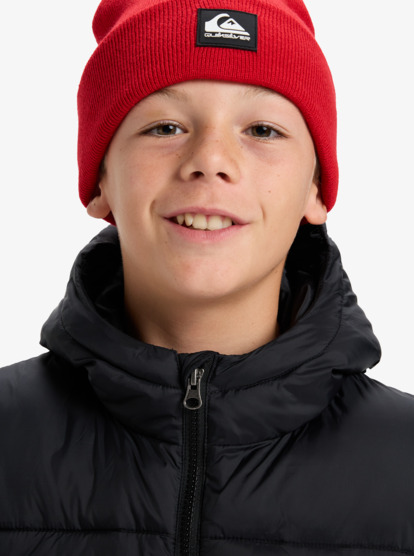 quiksilver, Cold Days - Doudoune à capuche pour Garçon 8-16 ans, BLACK (kvj0) Cold Days - Hooded Puffer Jacket for Boys 8-16  EQBJK03343
