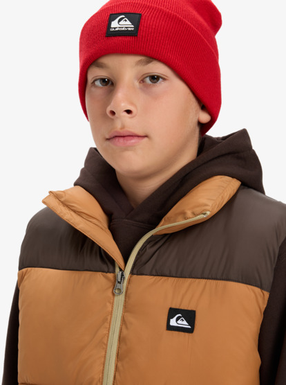 quiksilver, Cold Days Sleeveless - Doudoune sans manches pour Garçon 8-16 ans, CHOCOLATE BROWN (csd0) Cold Days Sleeveless - Puffer Jacket for Boys 8-16  EQBJK03344