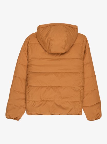 quiksilver, Scaly Reversible - Veste isolante à capuche pour Garçon 8-16 ans, ALMOND (cmd0) Scaly Reversible - Hooded Insulator Jacket for Boys 8-16  EQBJK03347