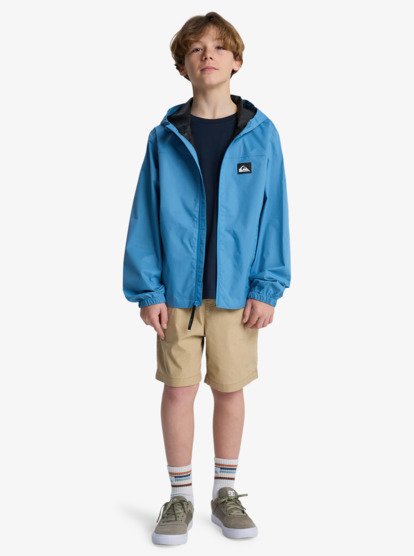 Overcast 3K Tape - Hooded Waterproof Jacket for Boys 8-16  EQBJK03349