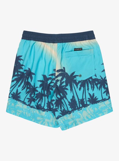 Everyday Printed Volley 14" - Swim Shorts for Boys 8-16  EQBJV03540