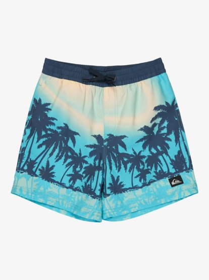 Everyday Printed Volley 14" - Swim Shorts for Boys 8-16  EQBJV03540