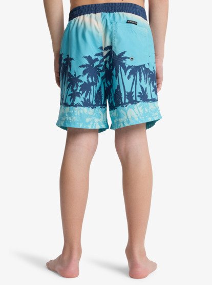 Everyday Printed Volley 14" - Swim Shorts for Boys 8-16  EQBJV03540